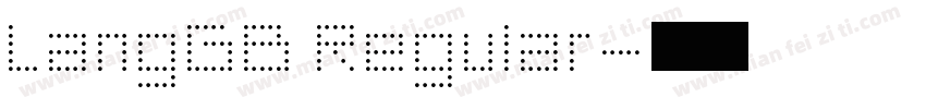 LangGB Regular字体转换